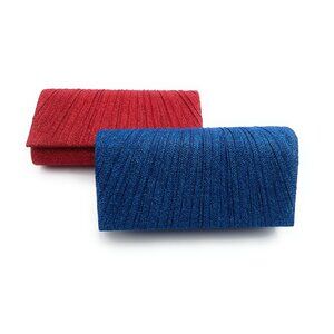 Silver Sparkling Evening Clutch Bag | Women’s Party & Formal Purse NWOT